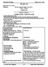 Giáo án điện tử Lớp 4 - Tuần 32 - Năm học 2014-2015 - Tòng Vinh Quang